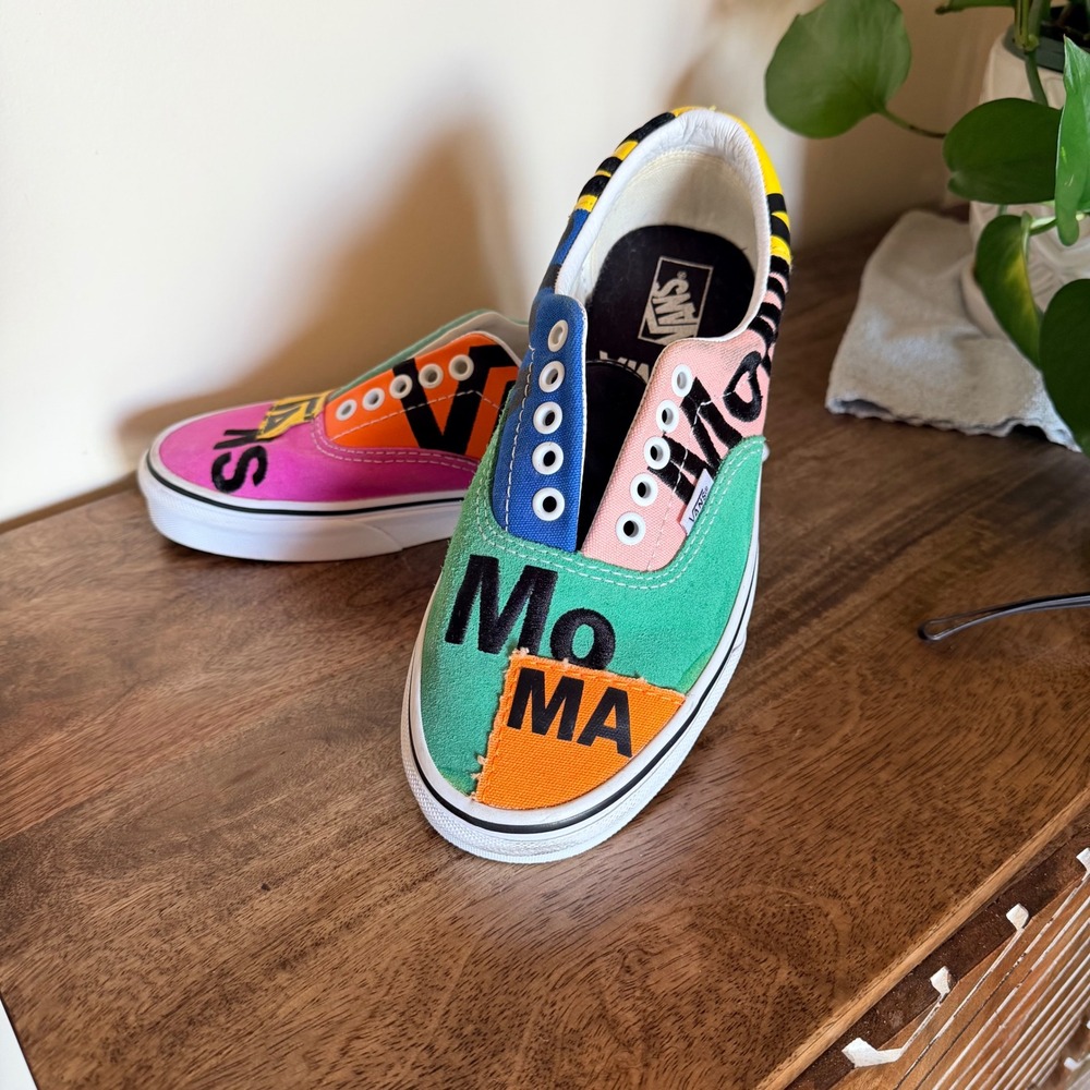 Vans x MoMA Faith Ringgold Era‎ Sneakers Women's Size 8 Multicolor Art Shoes